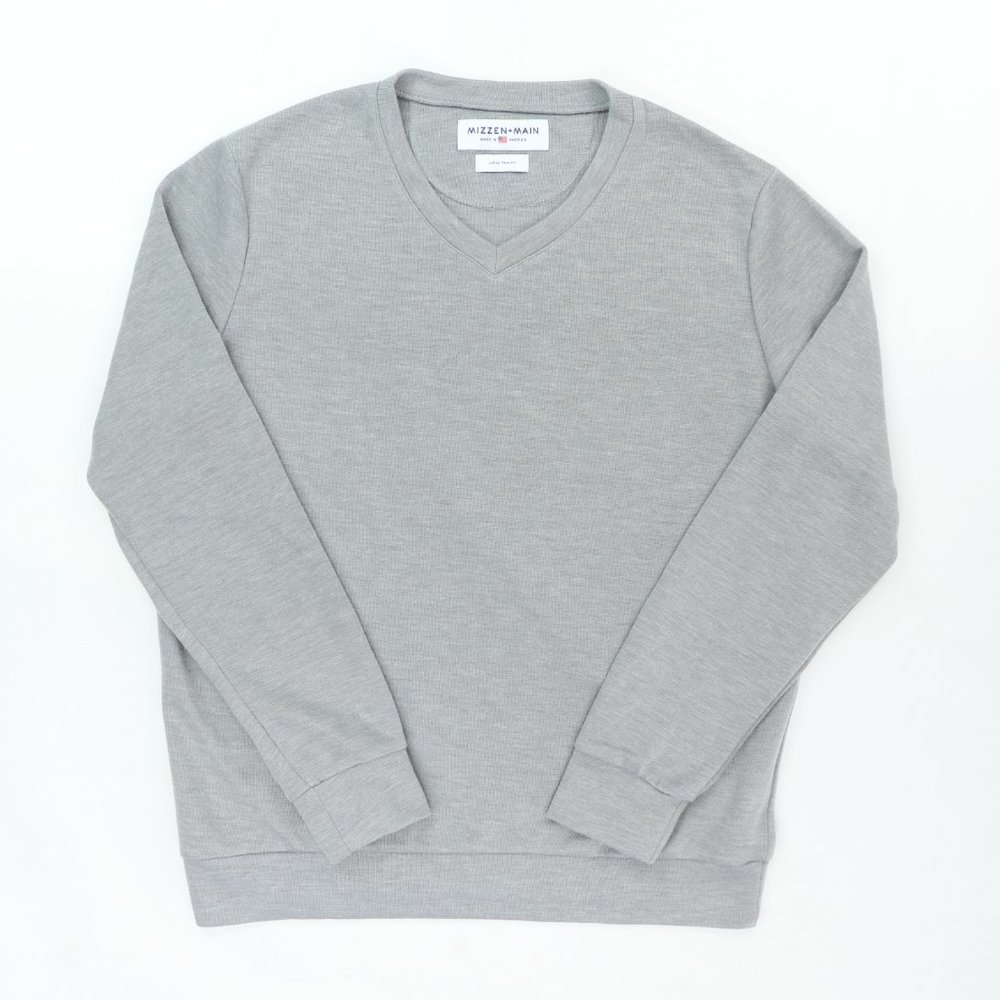 Mizzen + Main Men Trim Fit V Neck Pullover Sweater
